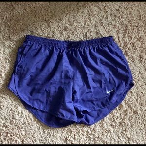 Nike purple running shorts